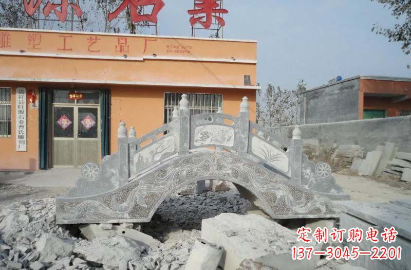 常州青石仿古拱桥雕塑,令领雕塑为您打造