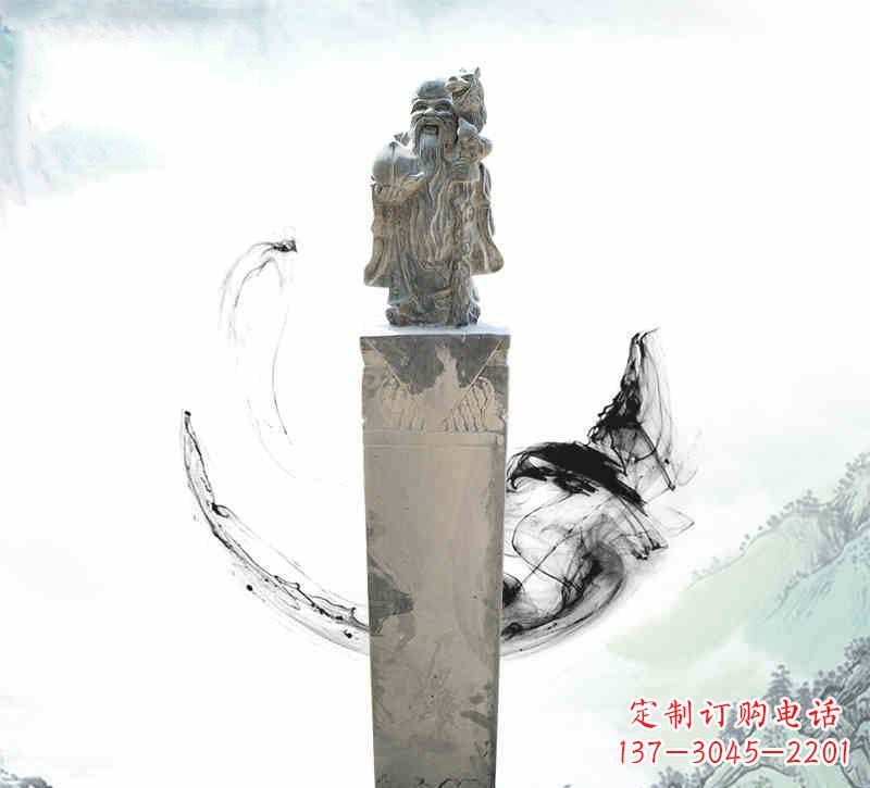 常州寿星拴马柱,纪念爱的永恒记忆