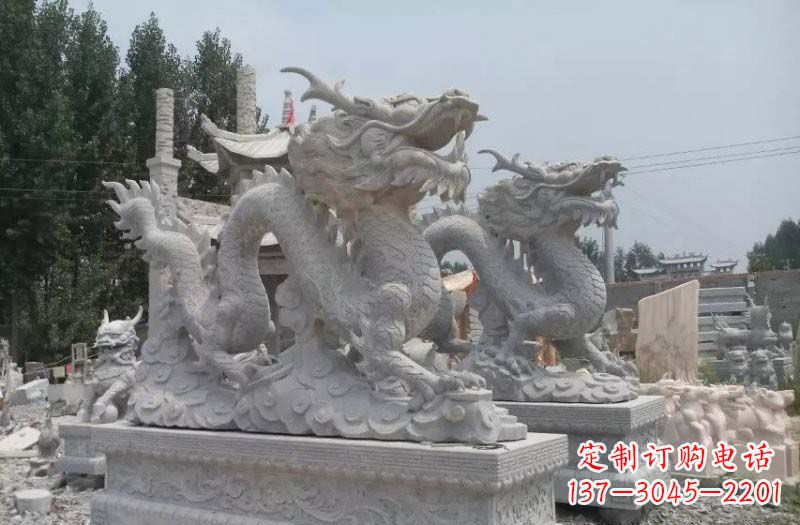 常州青石仿古龙石雕:传统工艺精美雕塑