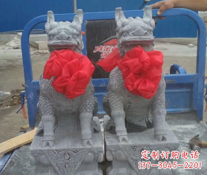 常州古典麒麟雕塑,带着神秘古典气息