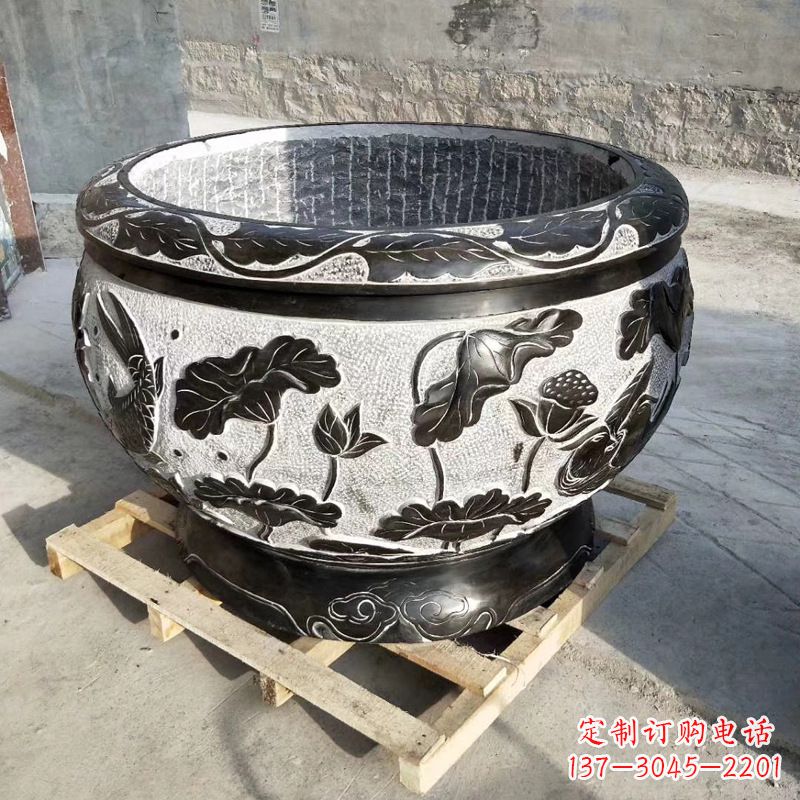 常州欣赏古典韵味,青石仿古水缸雕塑尽显典雅