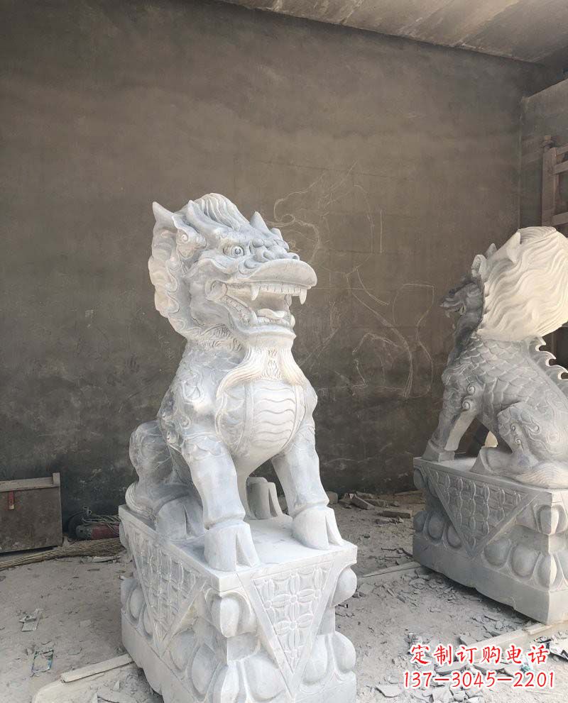 常州精致雕刻,青石仿古麒麟雕塑