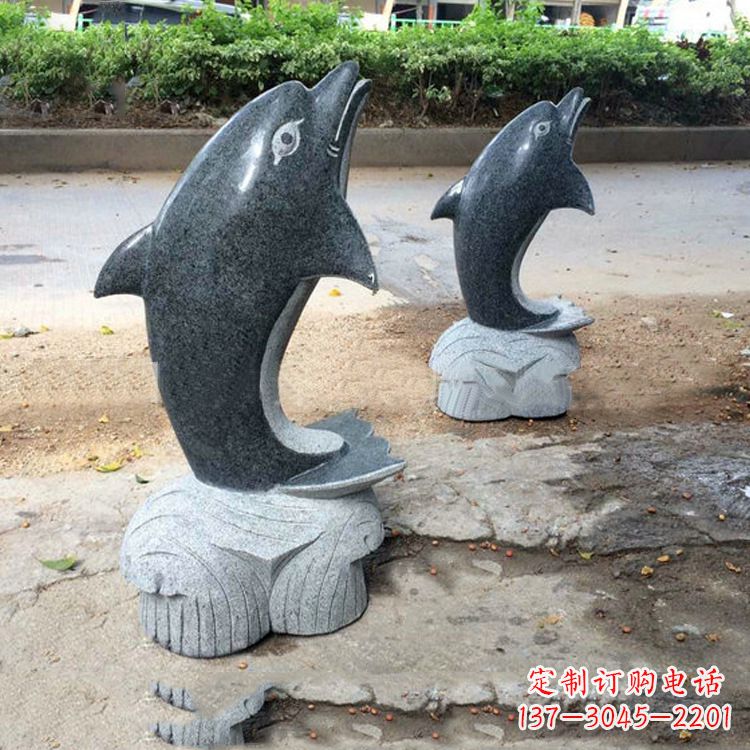 常州青石海豚雕塑--精致好看与象征意义一起令人惊叹