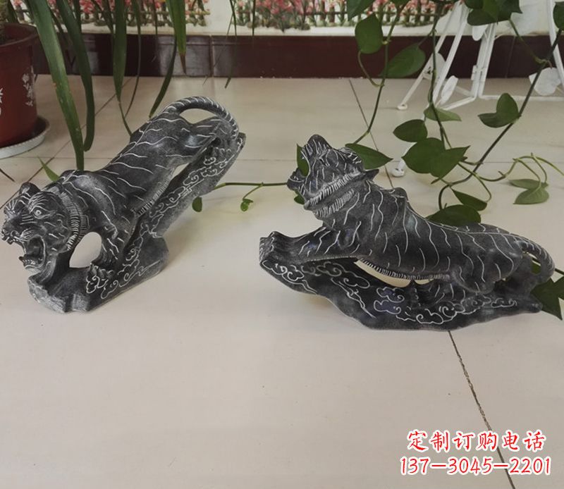 常州青石大型老虎雕塑是由中领雕塑设计制作的一…