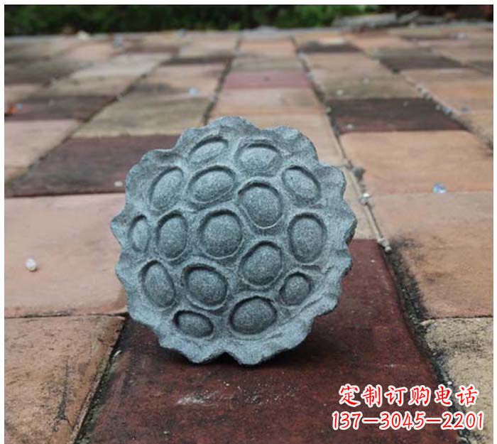常州青石莲蓬公园景观雕塑,给城市添彩