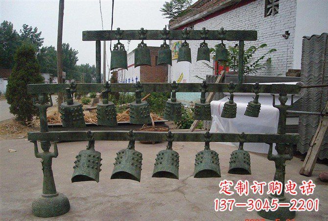 常州手工青铜编钟,给室内装饰增添仿古气息