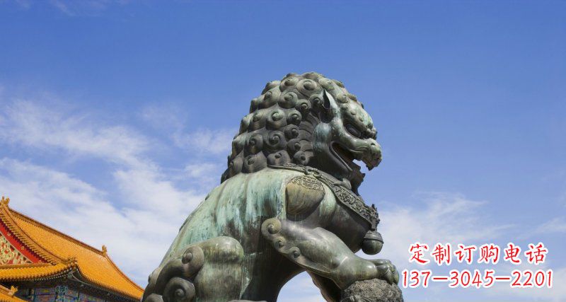 常州青铜故宫狮子雕塑--精美绝伦