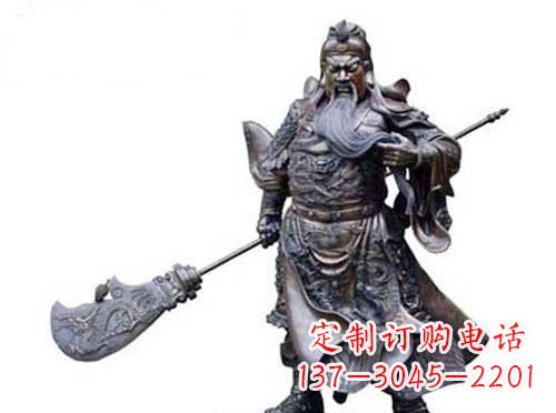 常州关羽青铜雕塑,传承历史的精神