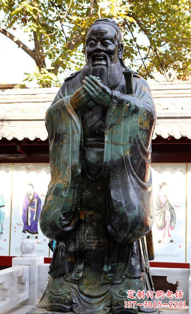 常州青铜孔子行教像,把智慧和精神传承