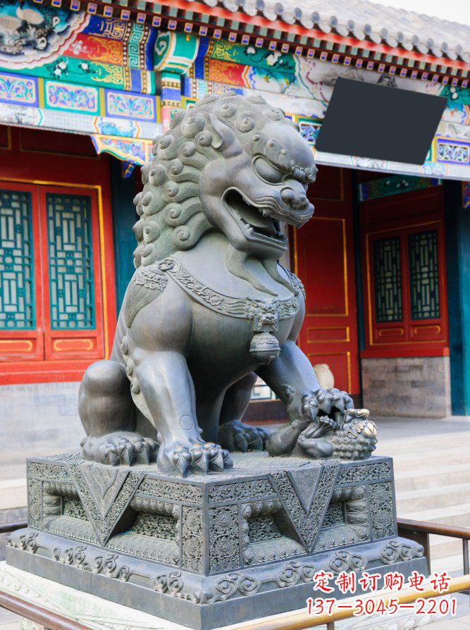 常州青铜狮子雕塑,精美北京狮雕塑