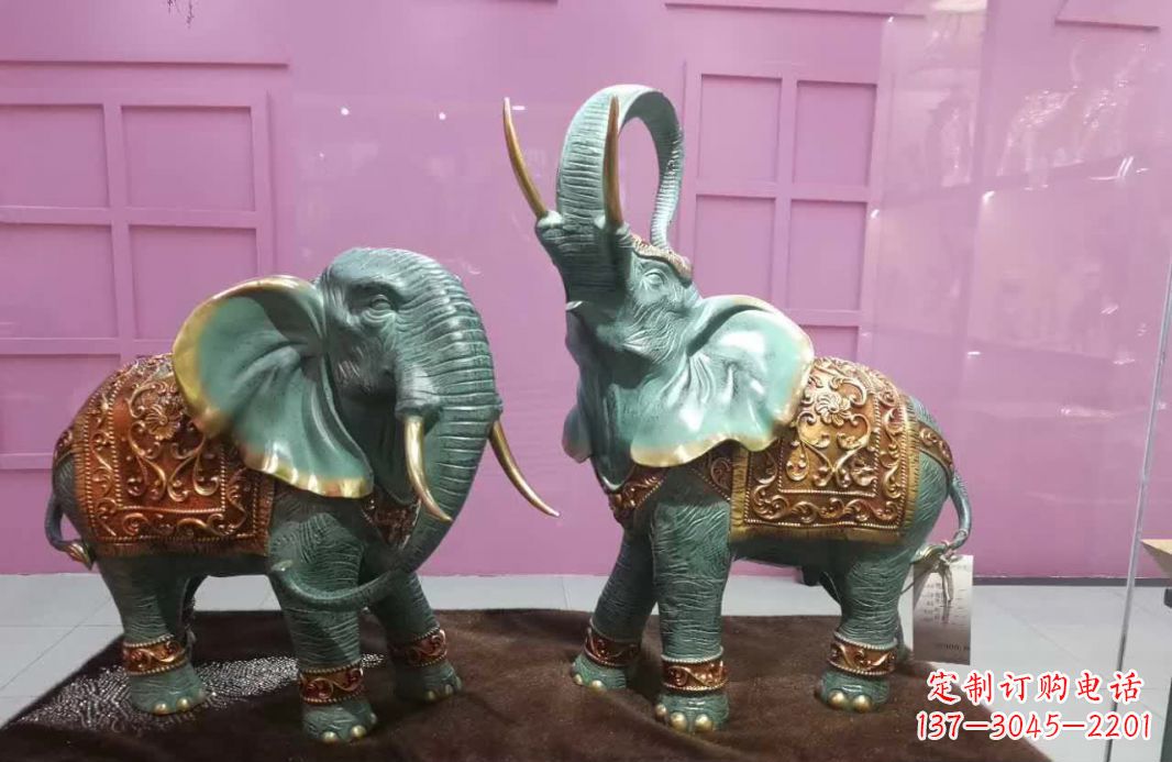常州青铜小象雕塑