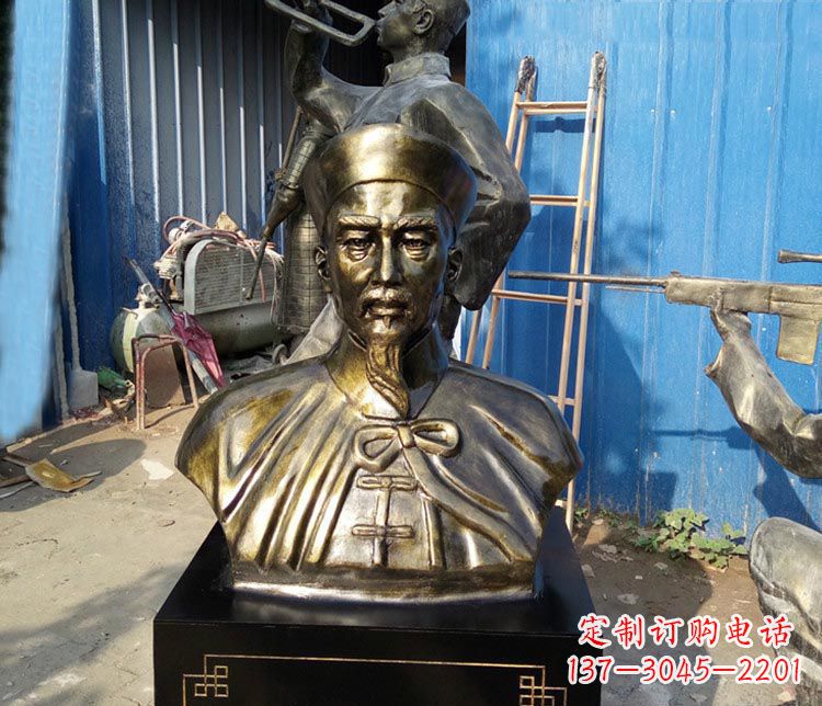 常州经典英雄,林则徐铜雕