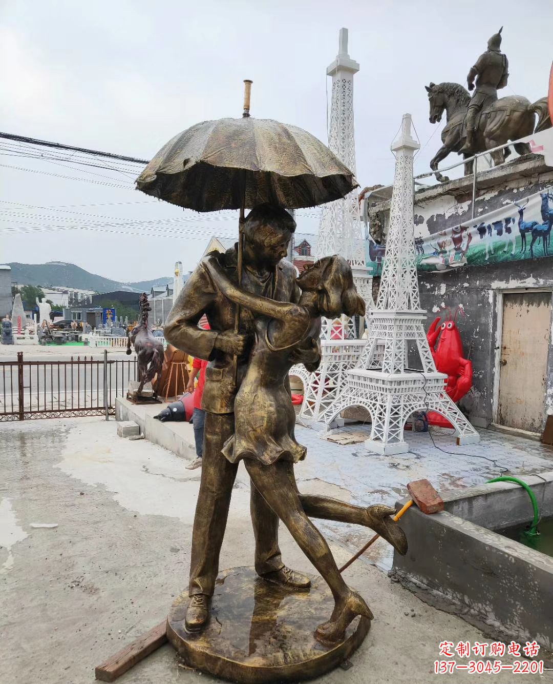 常州真爱永恒,浪漫情侣铜雕塑
