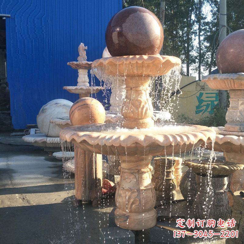常州曲阳风水球雕塑,营造财运亨通的好运符
