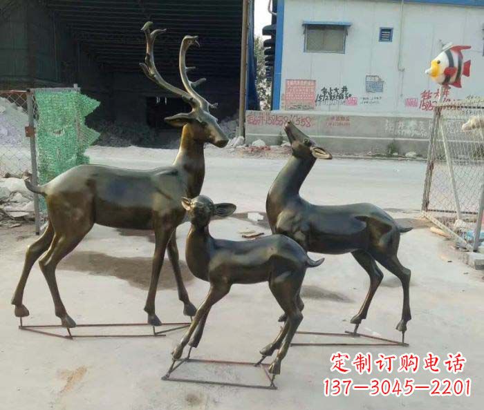 常州群雄逐鹿,铸就精致鹿雕