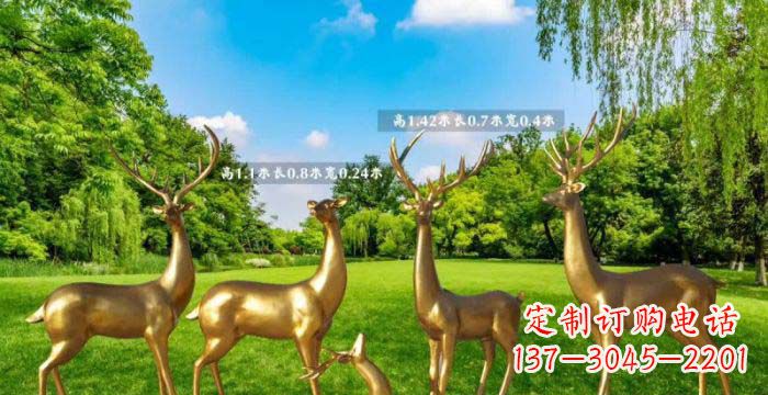 常州美轮美奂的鹿雕塑,是铜雕工艺在古典雕塑艺…