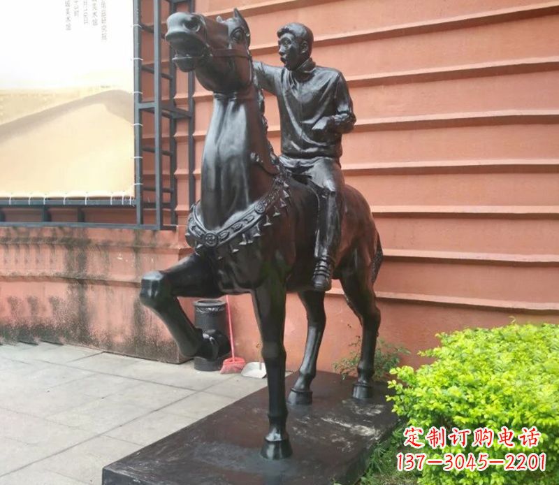 常州独一无二的骑马雕塑