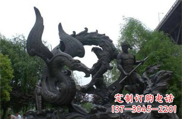 常州赛龙舟铜雕,青史留驰名!