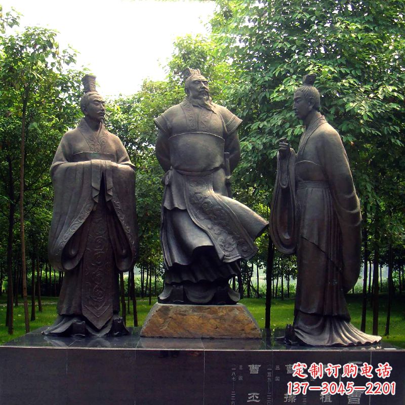常州精美曹丕雕塑,彰显伟绩!
