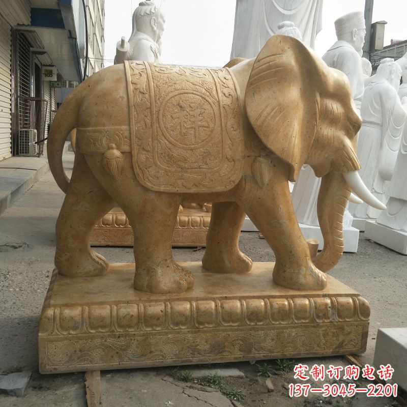 常州中领雕塑定制精美大象雕塑