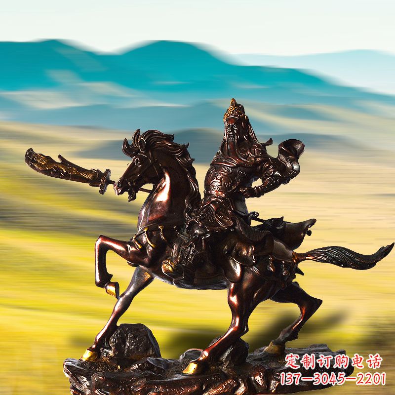 常州中领雕塑:关公铜雕,永不褪色的传奇