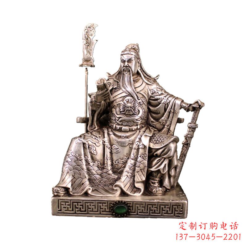 常州体现英雄风范的关公雕塑