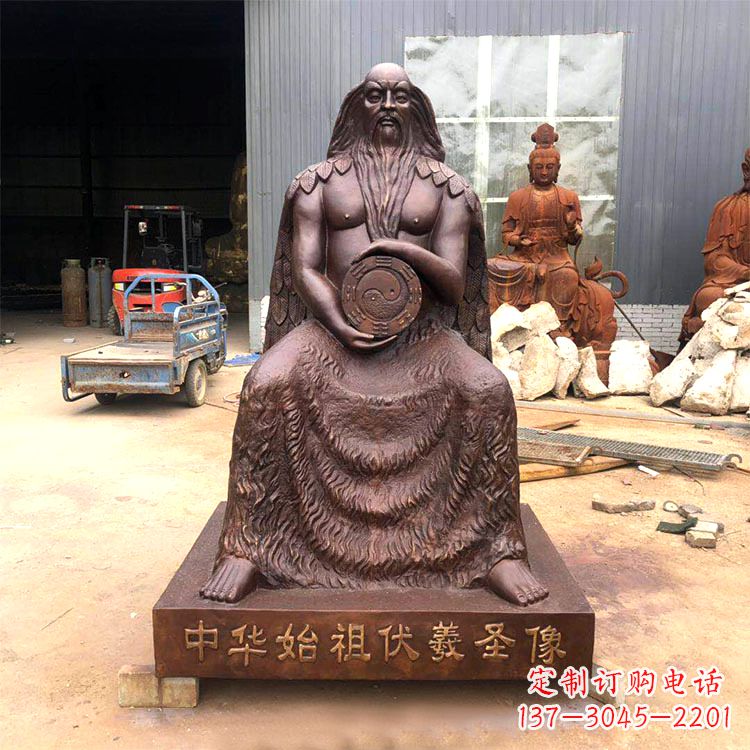 常州中华传统历史雕塑——华始祖伏羲像