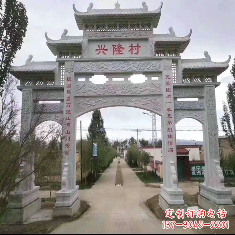 常州牌坊雕塑--武当山艺术之美