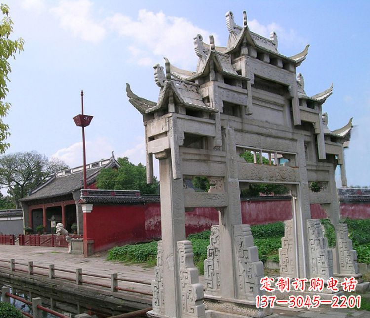 常州专业大型牌坊石雕制作