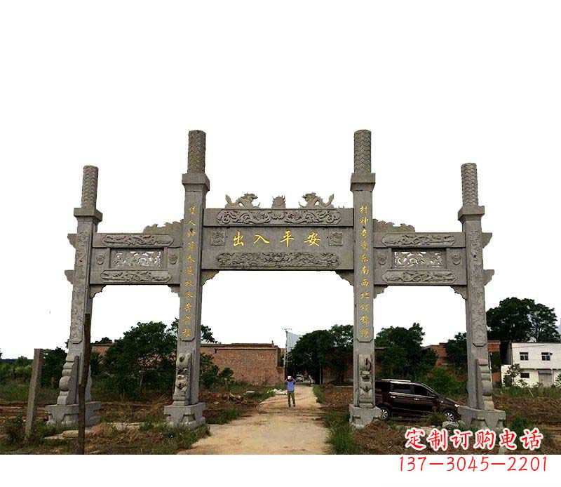 常州三门牌坊石雕——传承古文化风韵