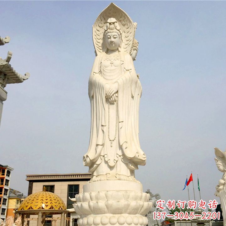 常州中领雕塑:观音三面佛像雕塑