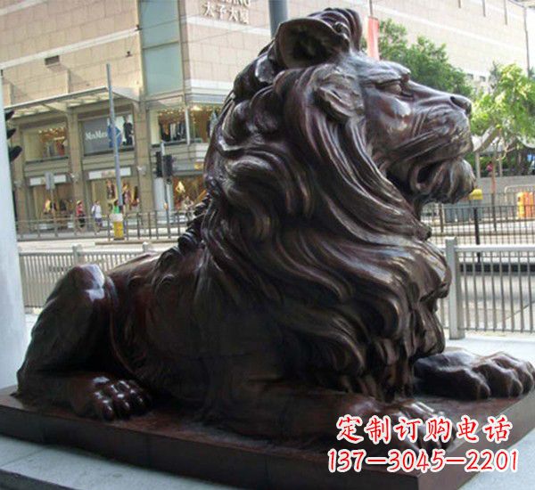 常州汇丰铜狮子雕塑,引领潮流,传承中国古典文化
