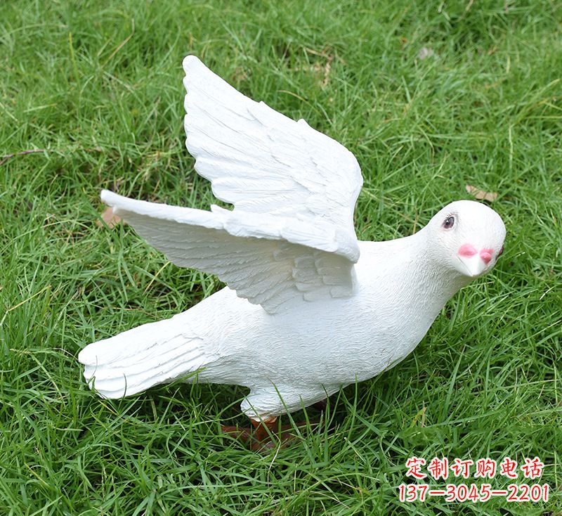 常州少女和平鸽雕塑