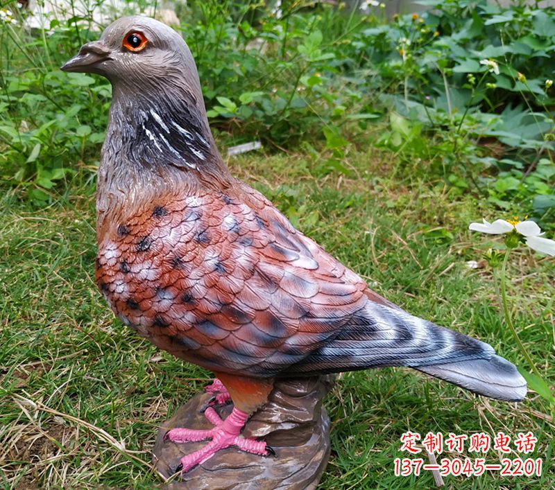常州中领雕塑推出:传递和平象征的和平鸽雕塑