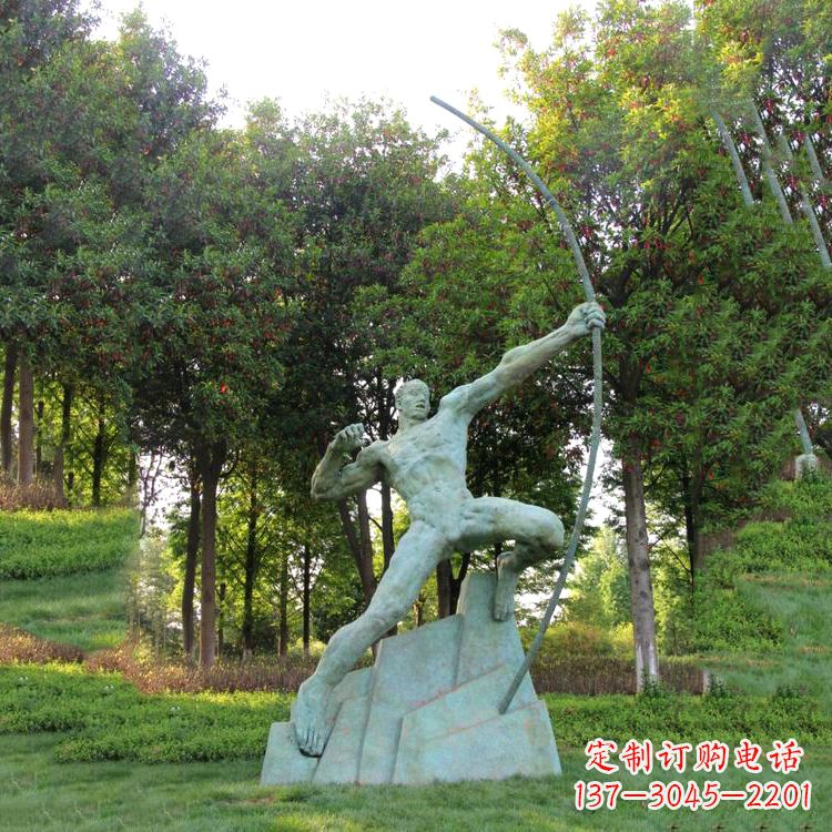 常州神话传说人物后羿雕塑,助您构建完美园林