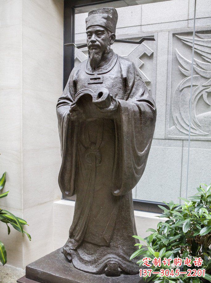 常州精美沈括古代人物铜雕