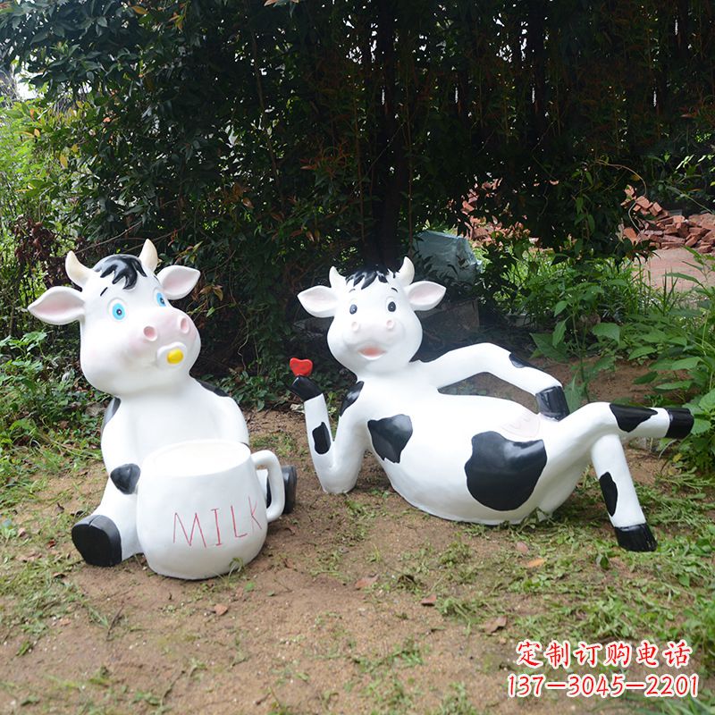 常州中领雕塑出品:生肖牛卡通雕塑