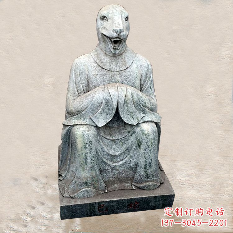 常州精美的生肖蛇兽雕塑