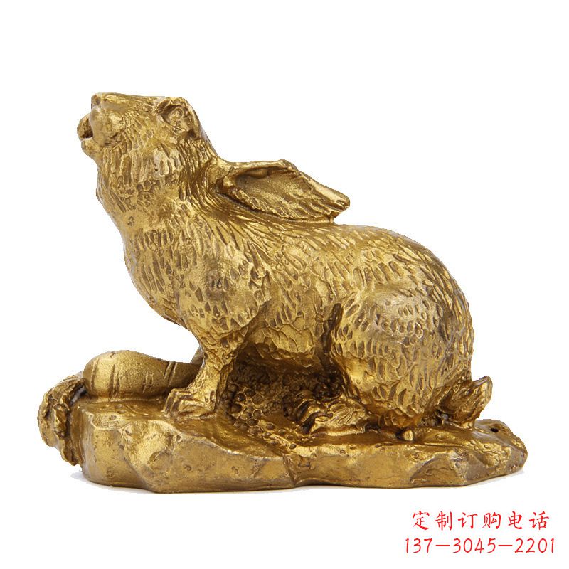 常州精美铸铜鎏金动物雕塑