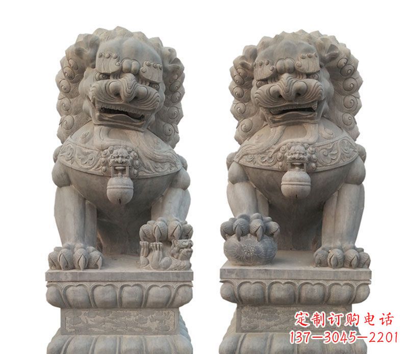 常州精美狮子石雕,让您的家居更加完美