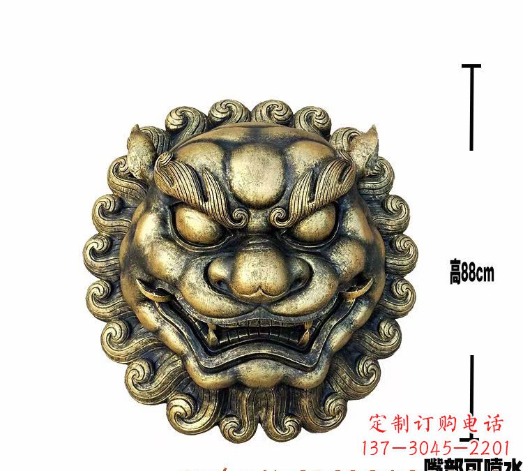 常州狮子头铜雕