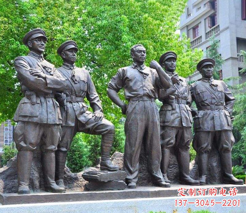 常州名人元帅铜雕,让你永久记住他们