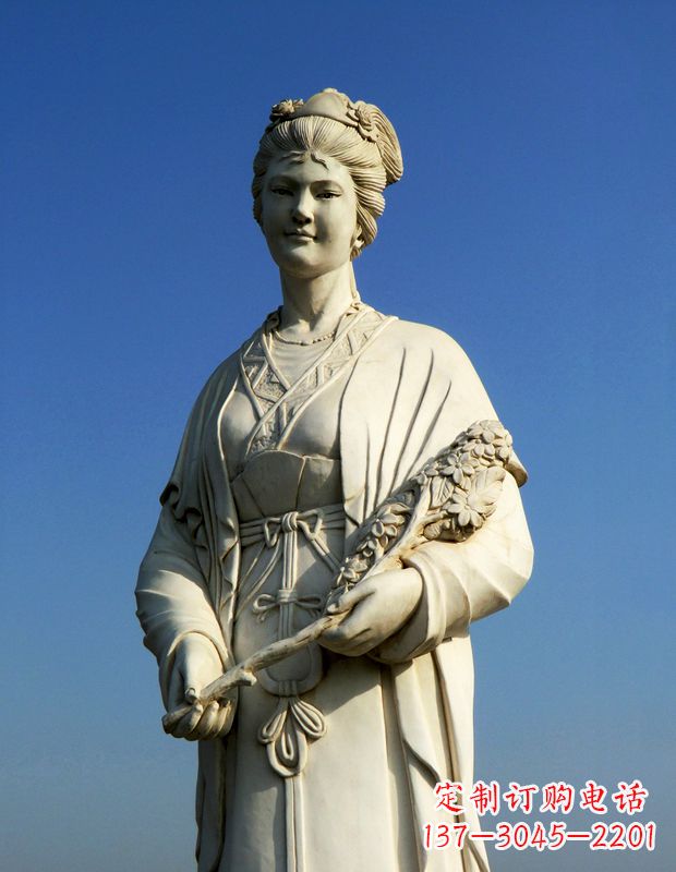 常州领雕塑:精致雕刻,体现经典美女雕像