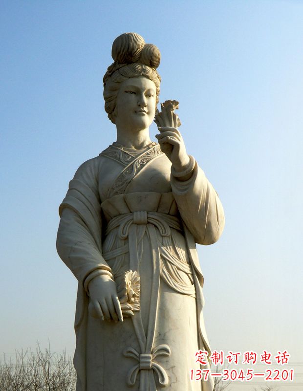 常州美女雕塑是由中领雕塑定制的古典美女雕像，…