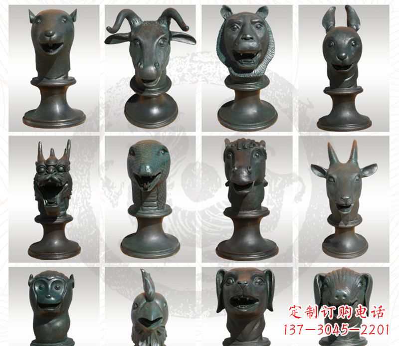 常州限量版十二生肖铜雕塑