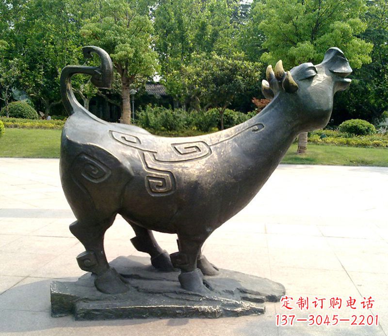 常州十二生肖铜雕塑,中领领先一步