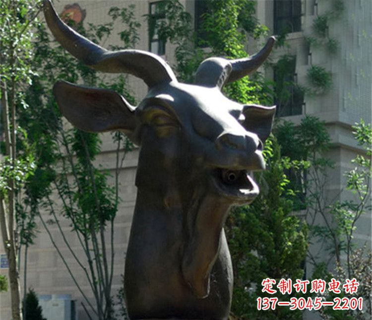 常州十二生肖铜雕羊首饰