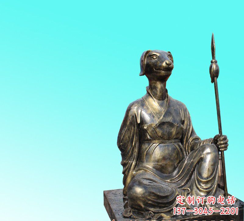 常州精美十二生肖坐式铜雕