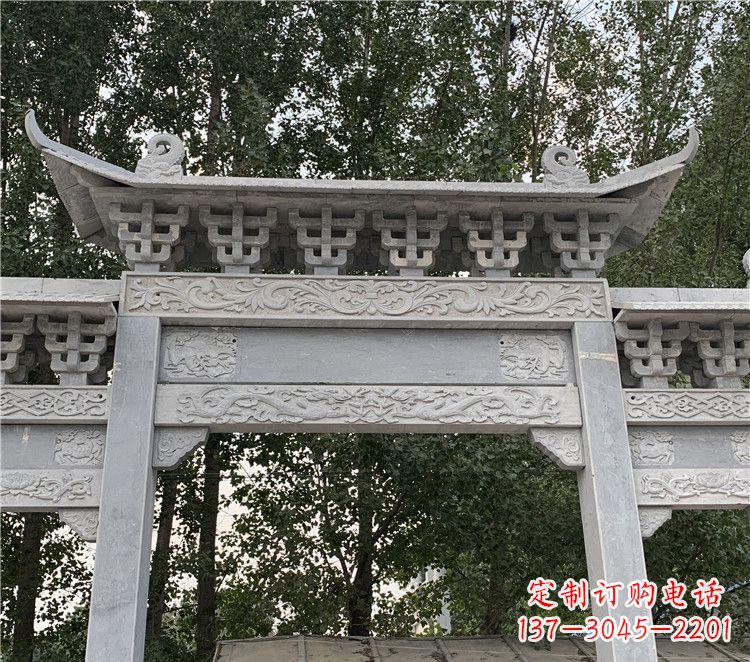 常州石材石雕牌坊