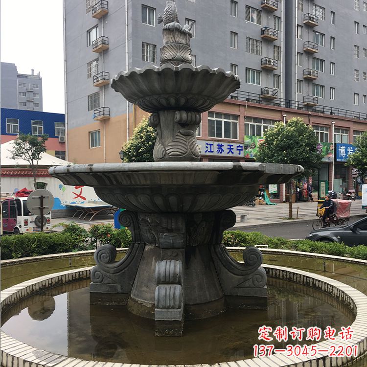 常州石材石雕喷泉:高品质的室外装饰艺术品